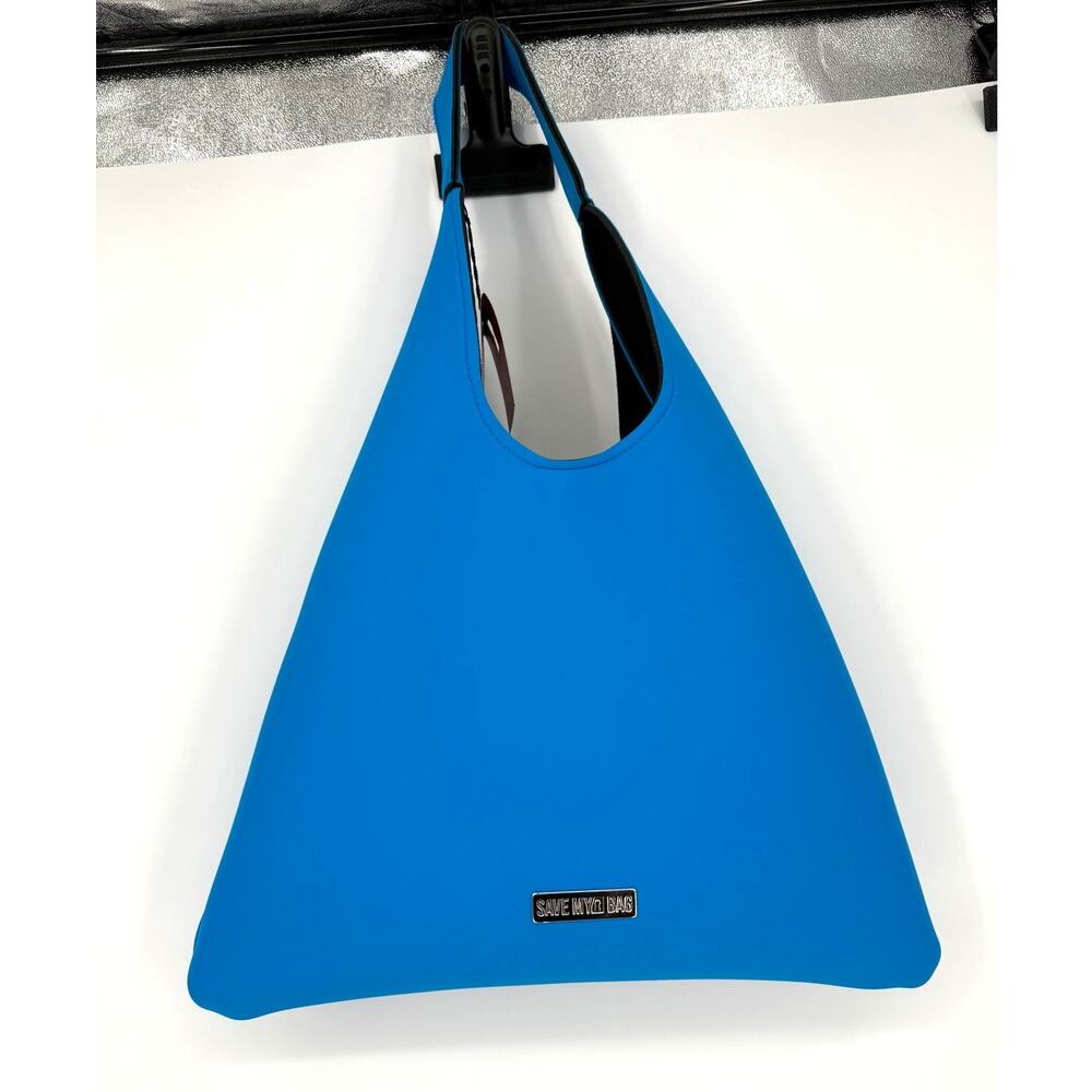 Nwt Save My Bag Taylor Hobo in Bright Blue Black Shoulder Bag